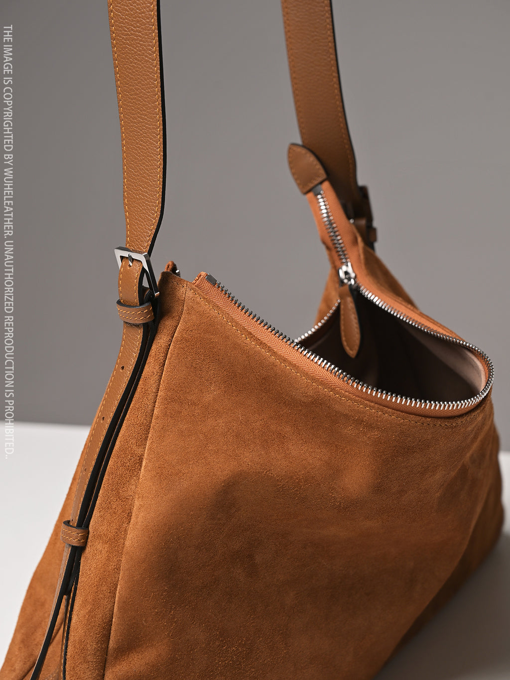 Lax HOBO ||Suede Calfskin
