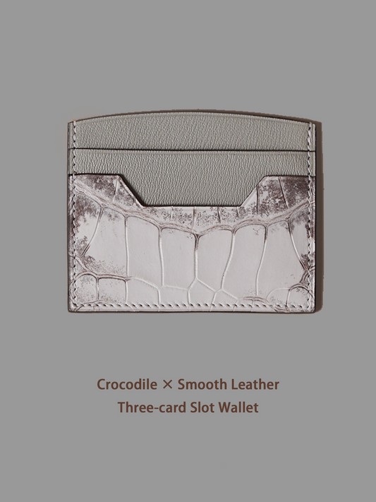 KNES  Card holder with  crocodile