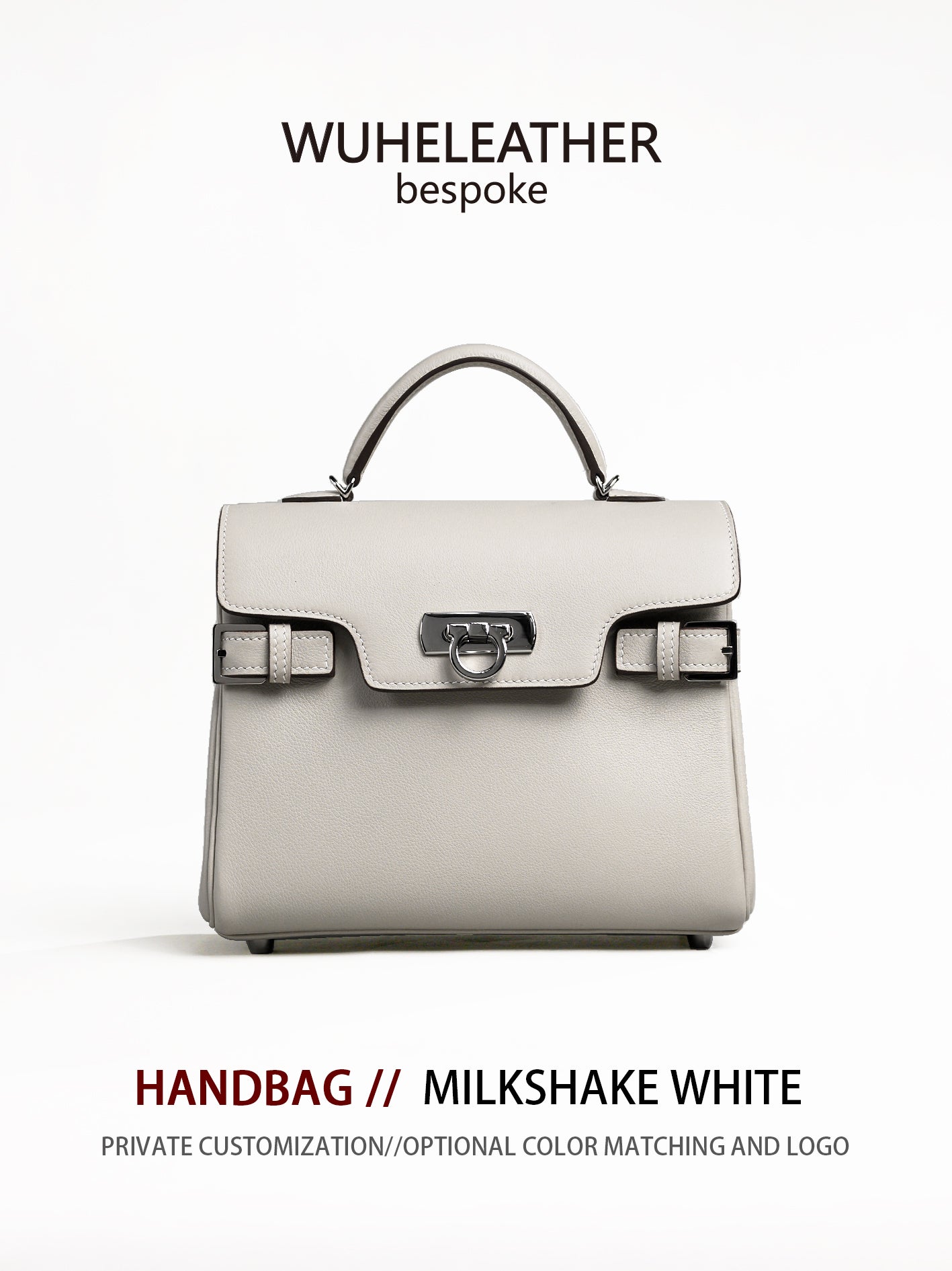 WUHE||Horseshoe Clasp Bag×calfskin