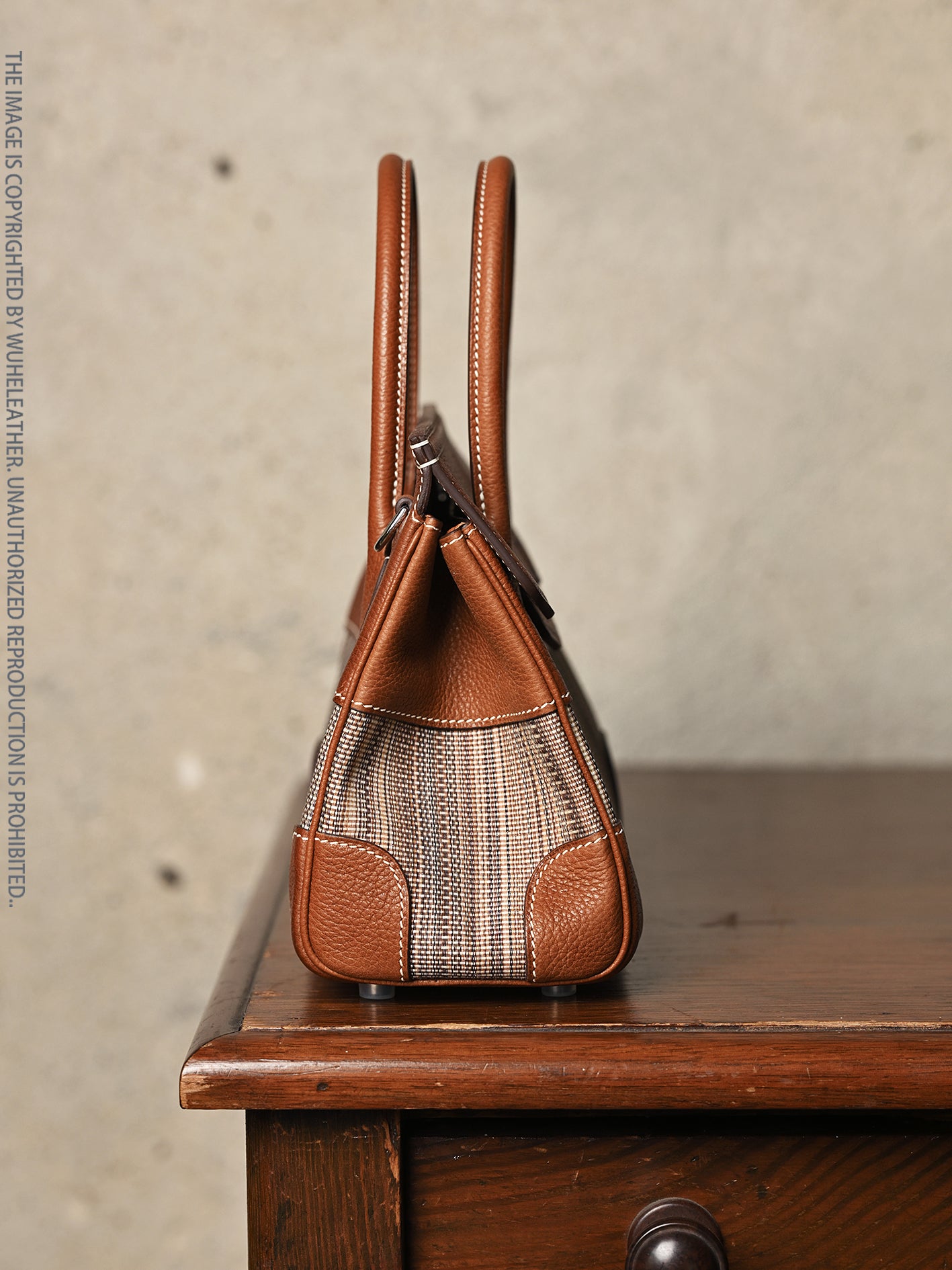 PATCH Handbag|| Barenia Faubourg Series