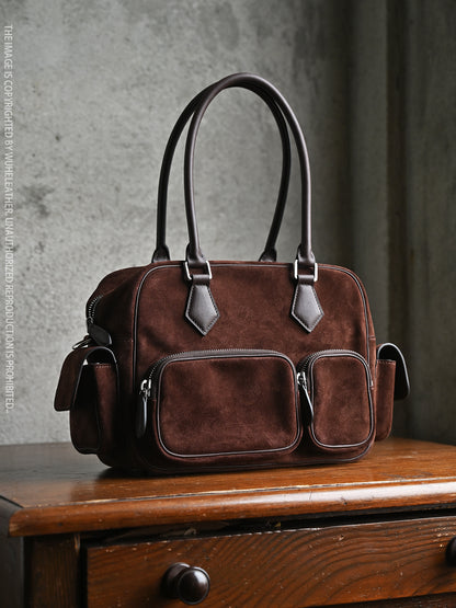 WUHE||POCKET BAG,Suede Calfskin