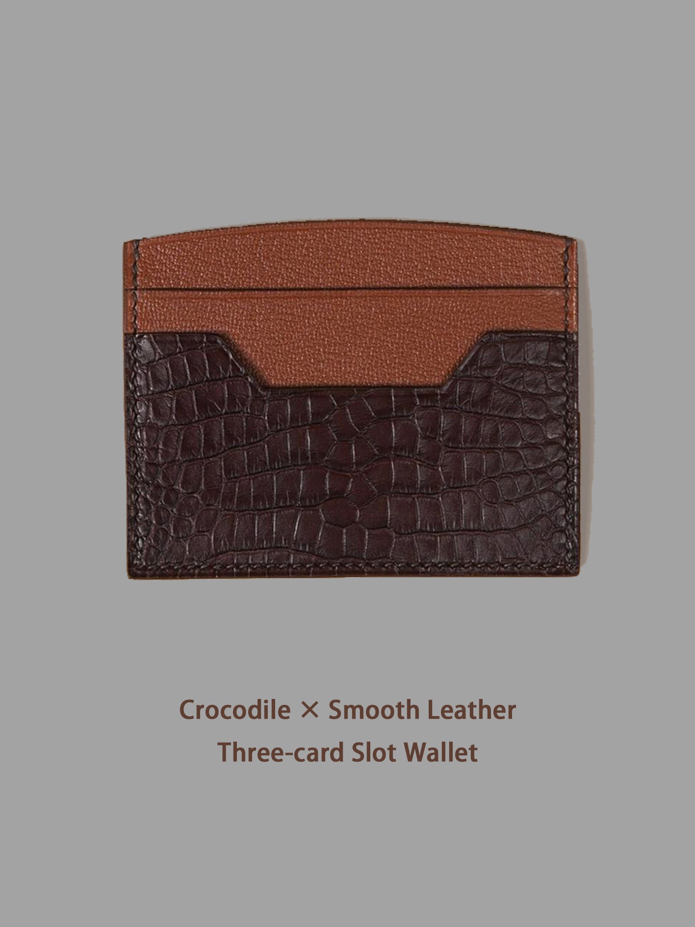 KNES  Card holder with  crocodile