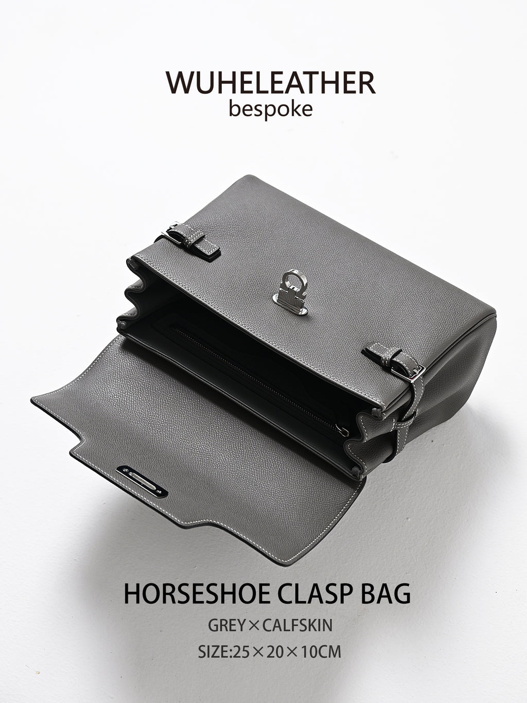 WUHE||Horseshoe Clasp Bag×calfskin