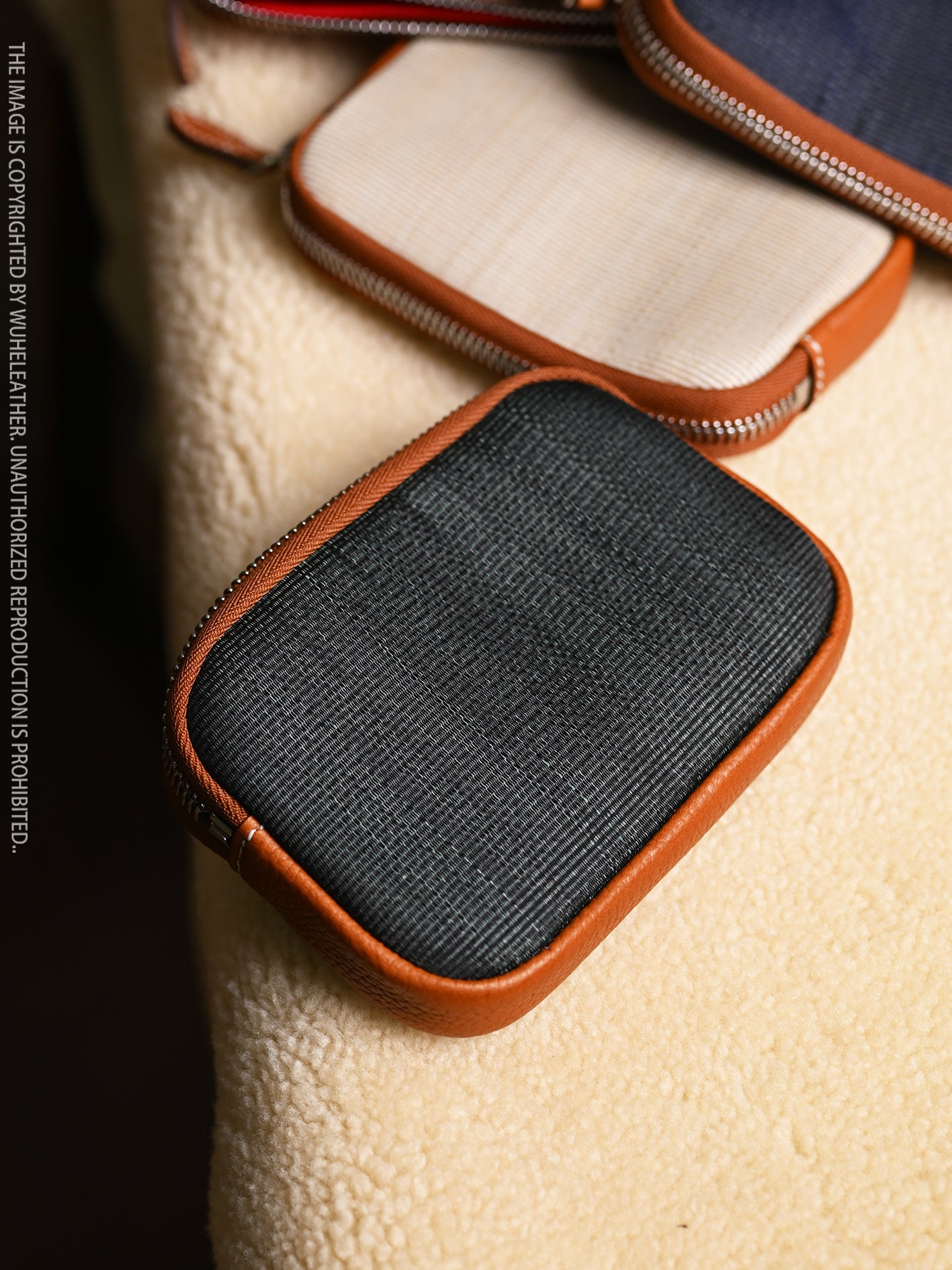 WUHE/In Stock||Orb Mini coin purse（crinoline×Barenia Faubourg）