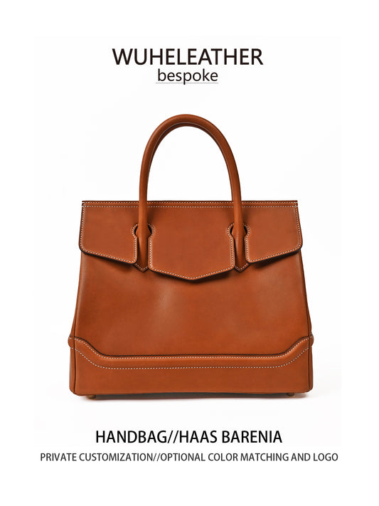 Barenia leather handbag