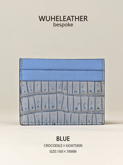 One-piece card holder