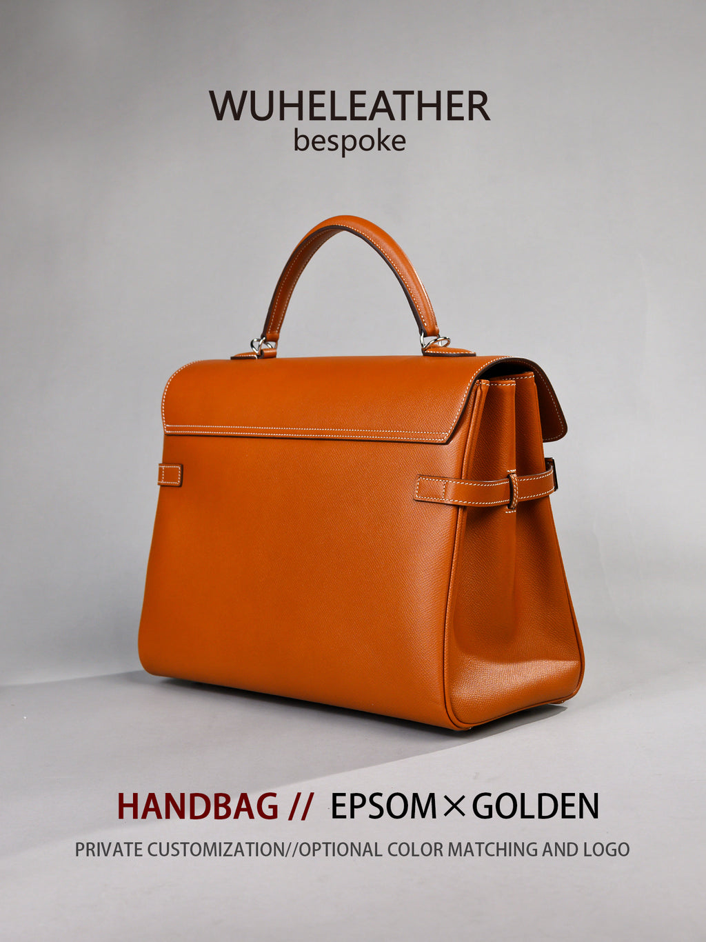 WUHE||Horseshoe Clasp Bag×calfskin