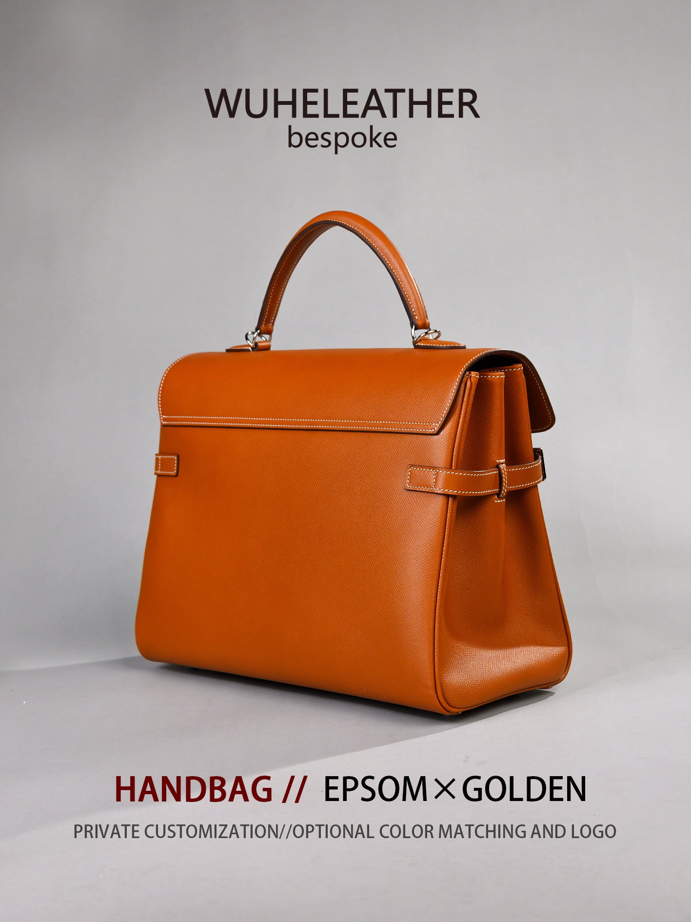 WUHE||Horseshoe Clasp Bag×calfskin