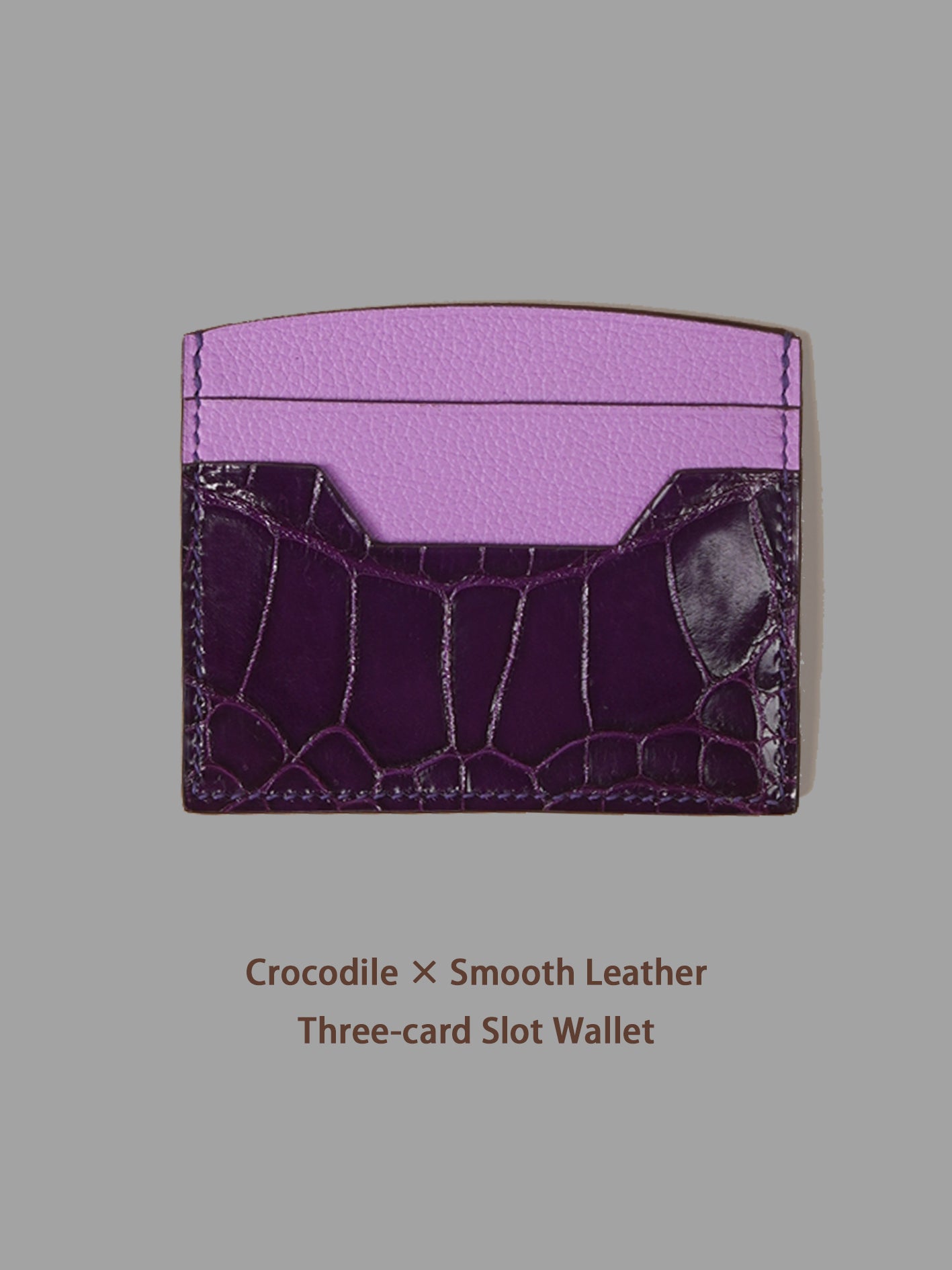 KNES  Card holder with  crocodile