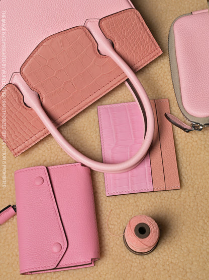 WUHE/In Stock||Maxi Carry Card Case(Calfskin）