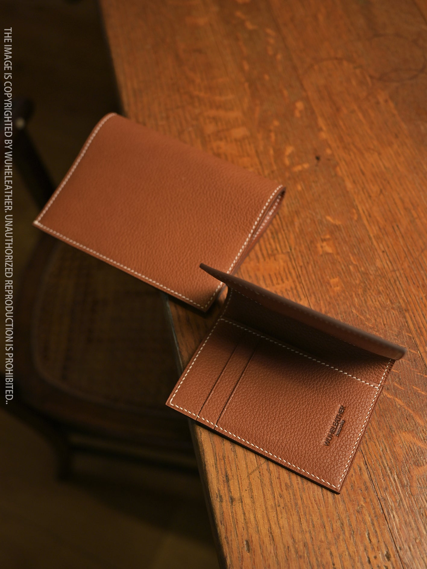 WUHE Journey Passport Case-Calfskin Collection