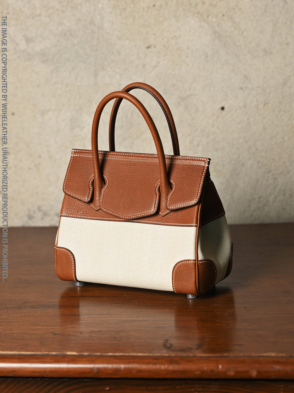 PATCH Handbag|| Barenia Faubourg Series