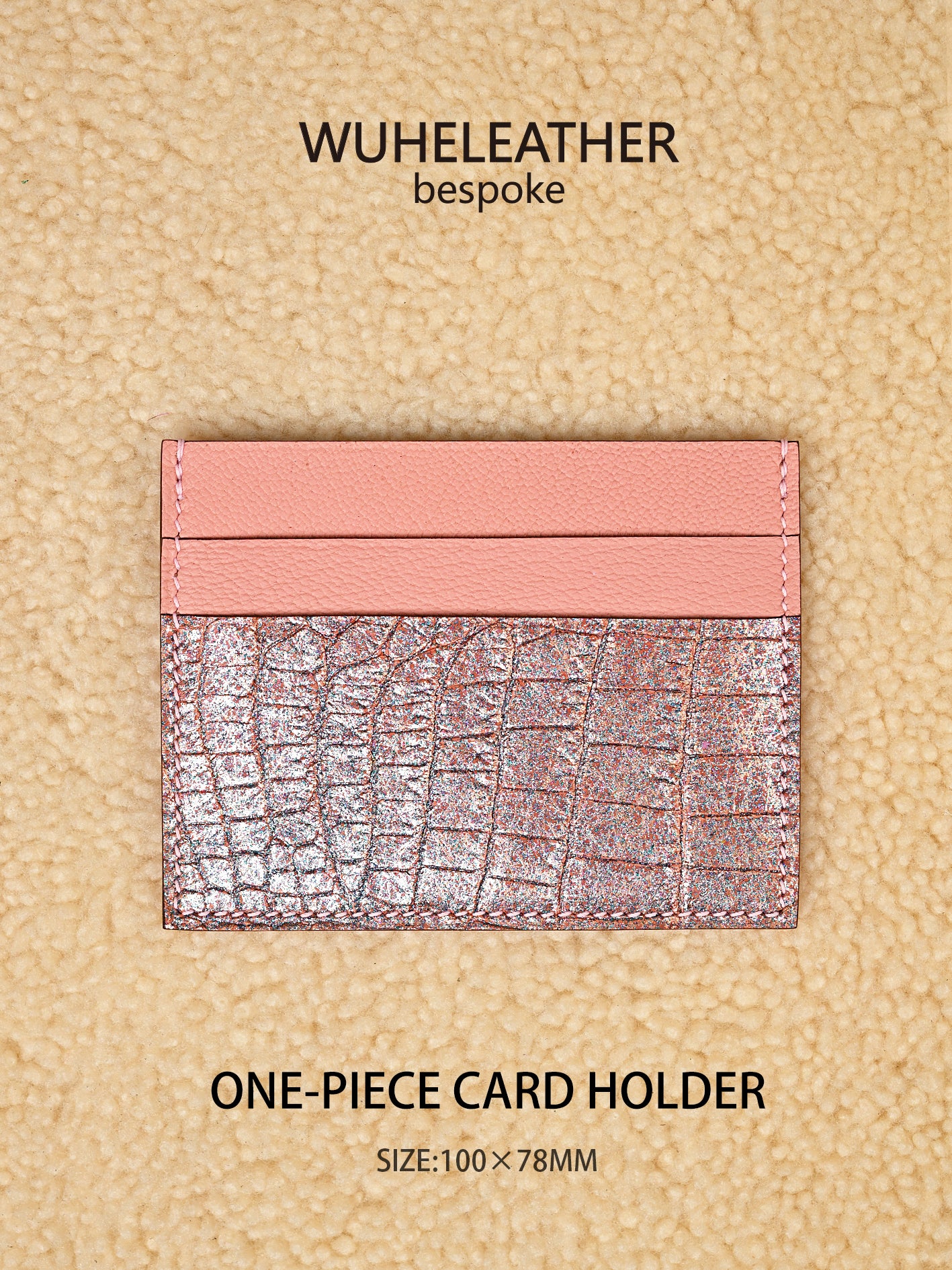 One-piece card holder
