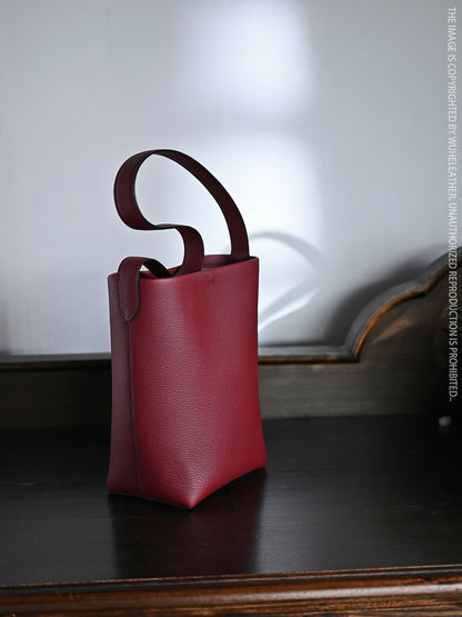 Litchi Embossed Shoulder Tote Bag