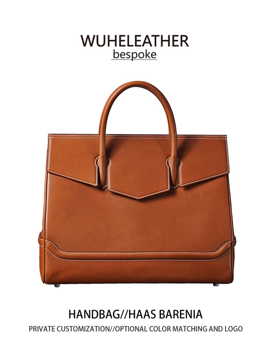 WUHE||Classic barenia handbag/L