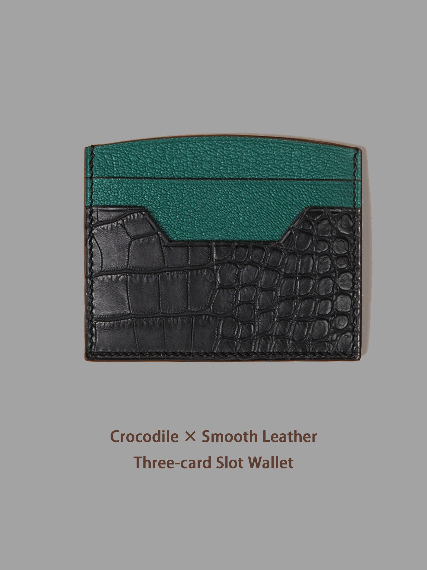 KNES  Card holder with  crocodile