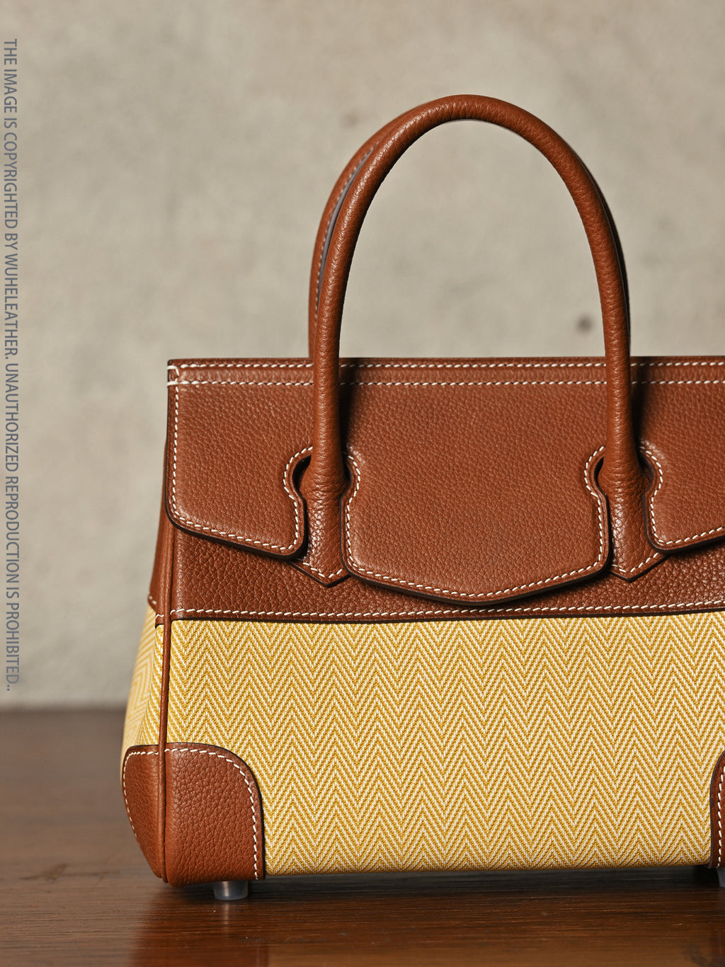 PATCH Handbag|| Barenia Faubourg Series