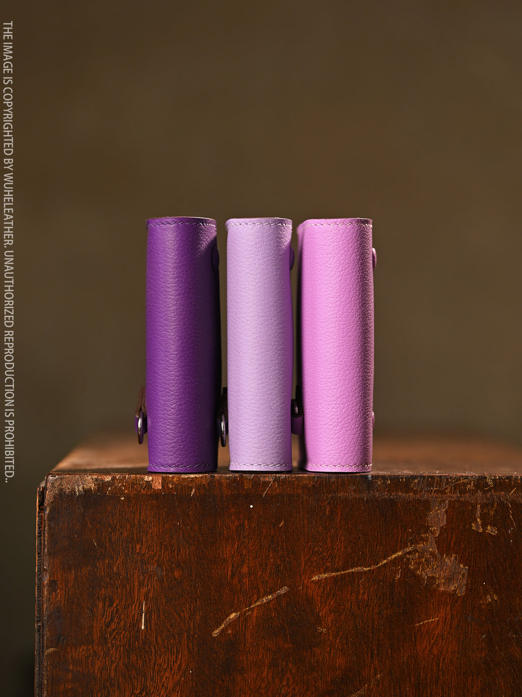 WUHE/In Stock||Maxi Carry Card Case(Calfskin）