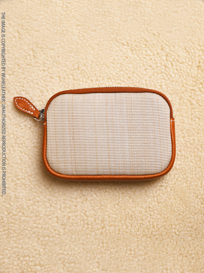 WUHE/In Stock||Orb Mini coin purse（crinoline×Barenia Faubourg）