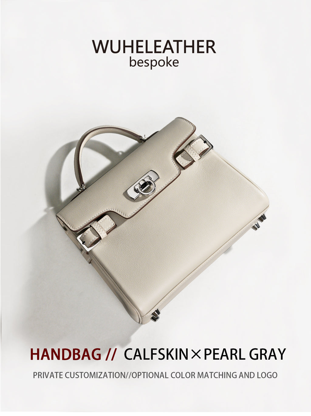 WUHE||Horseshoe Clasp Bag×calfskin
