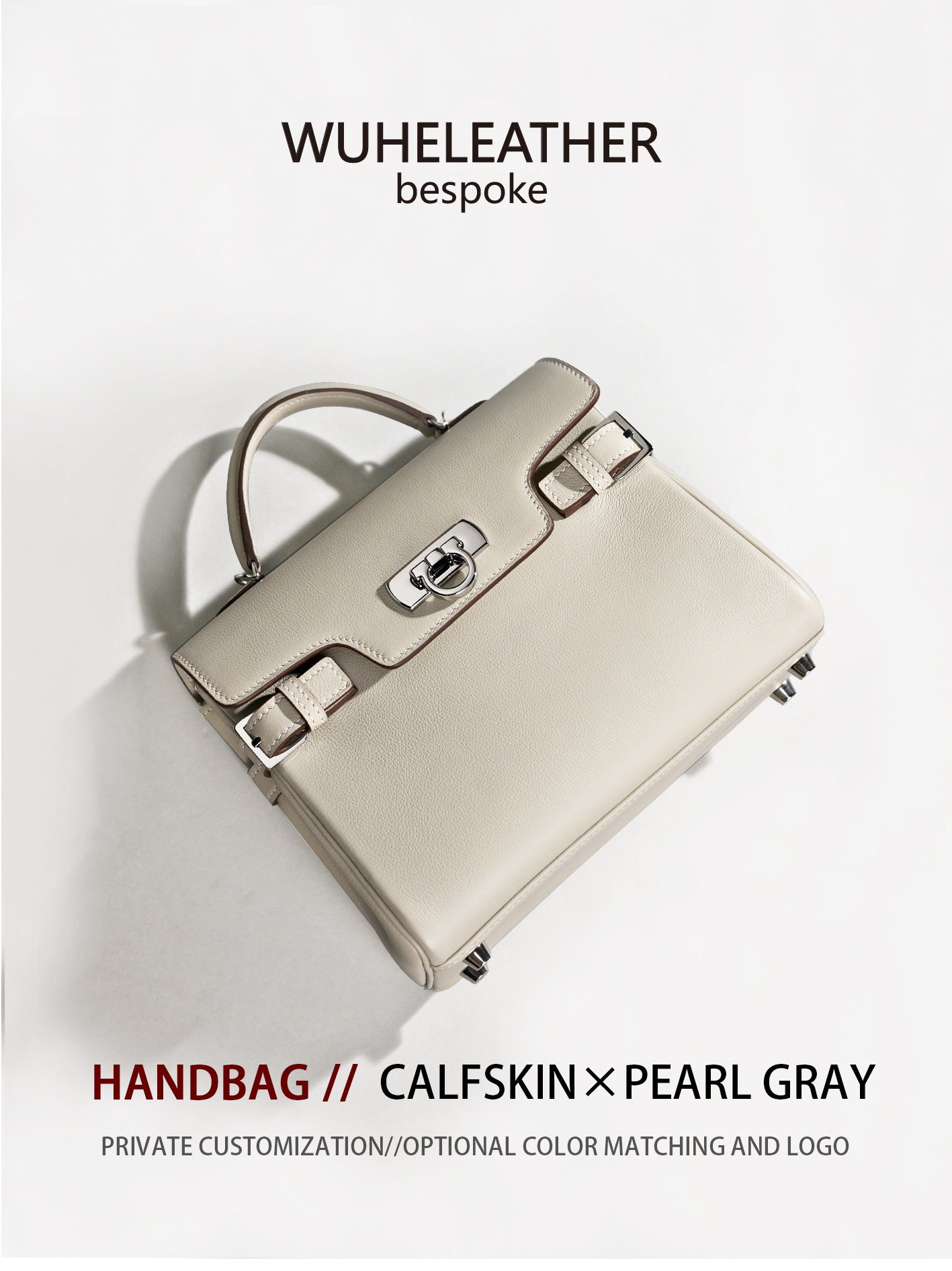 WUHE||Horseshoe Clasp Bag×calfskin
