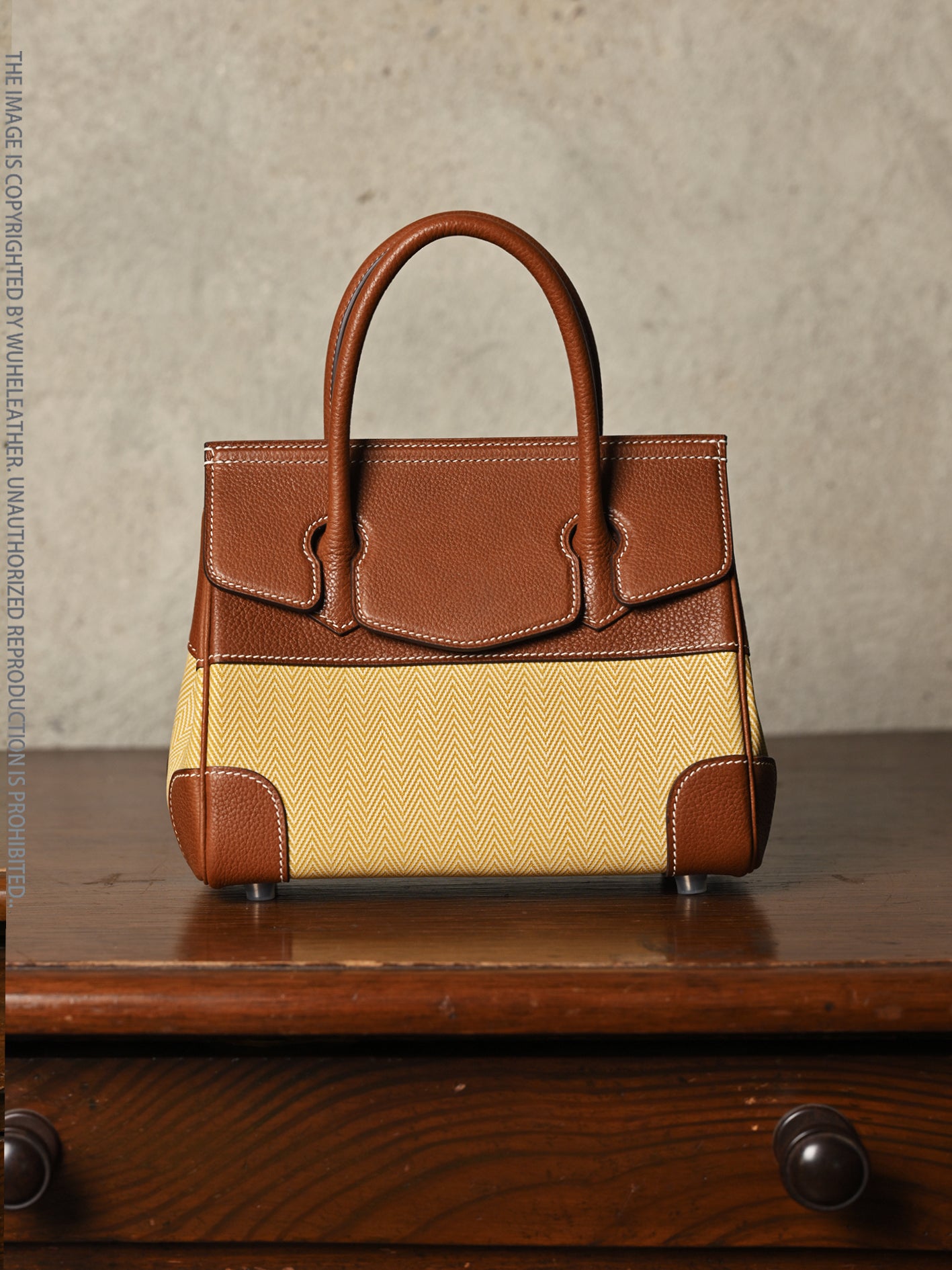 PATCH Handbag|| Barenia Faubourg Series