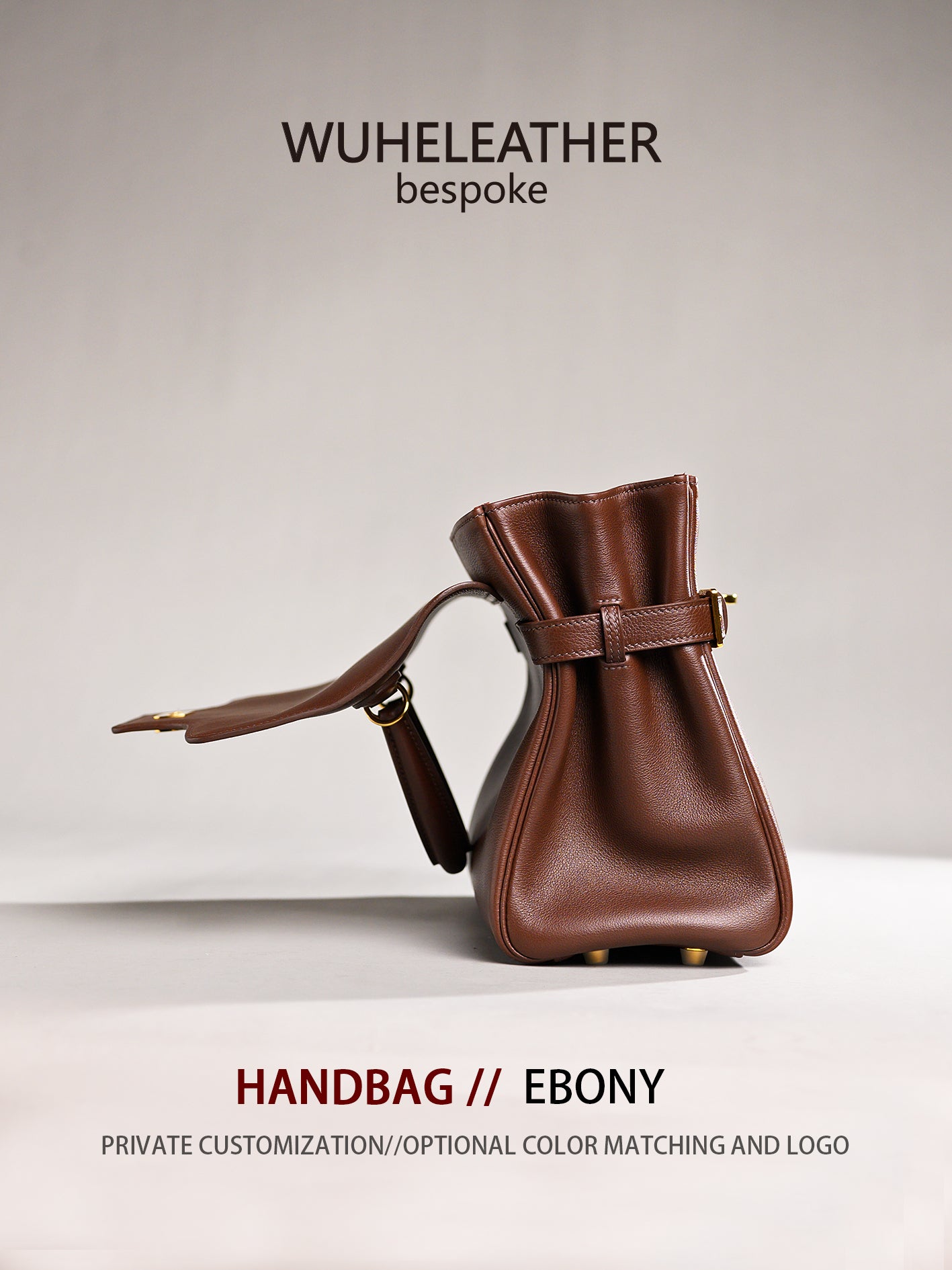 WUHE||Horseshoe Clasp Bag×calfskin