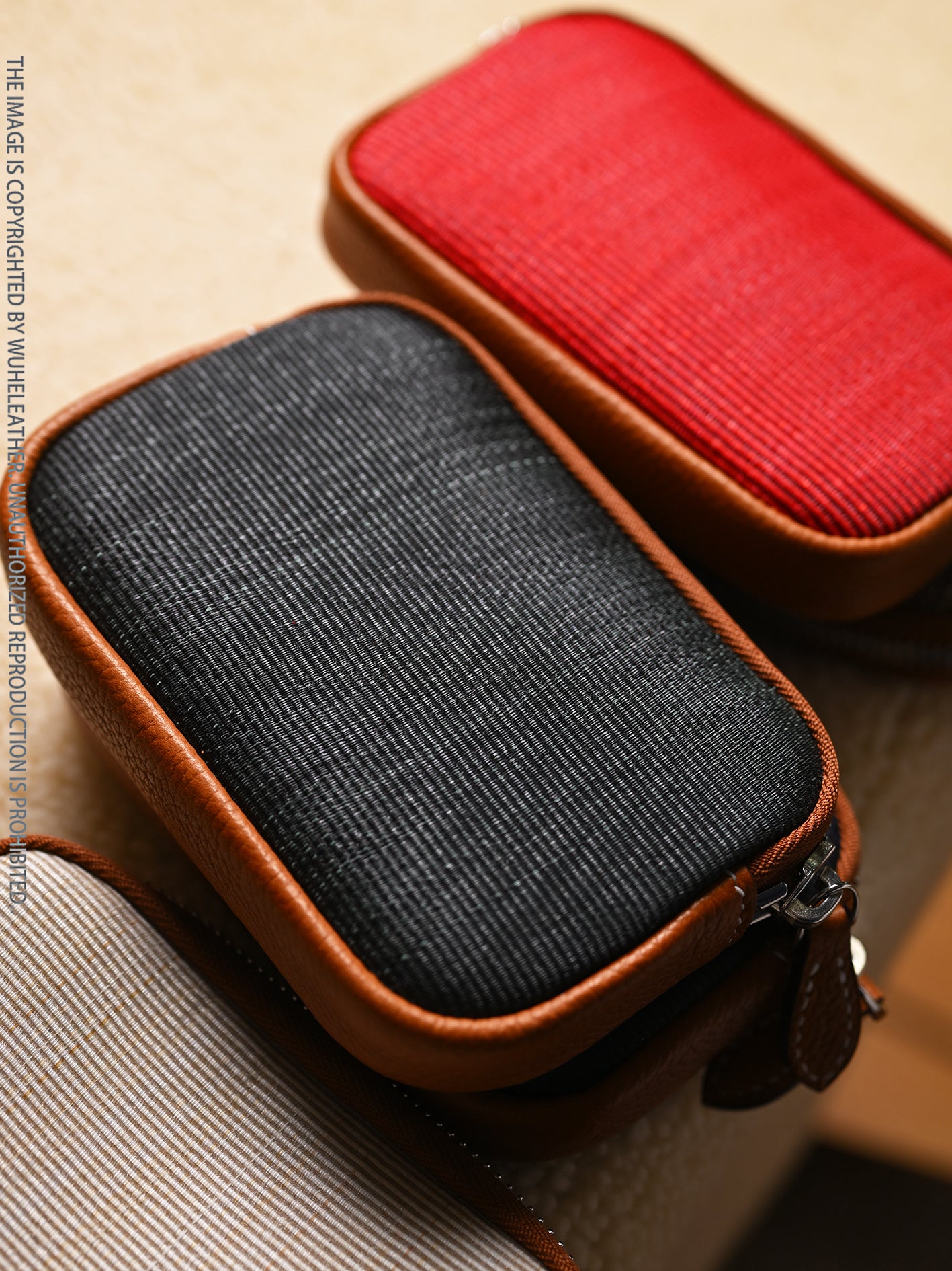WUHE/In Stock||Orb Mini coin purse（crinoline×Barenia Faubourg）