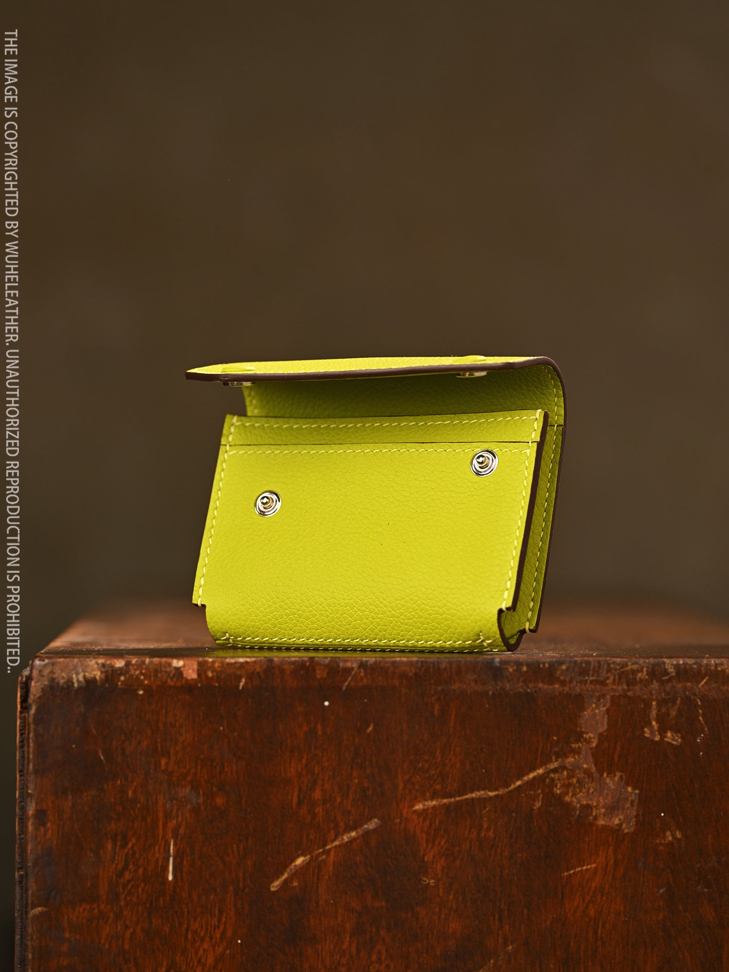 WUHE/In Stock||Maxi Carry Card Case(Calfskin）