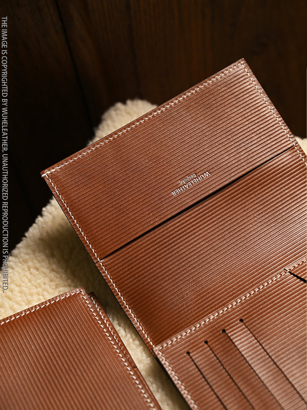 WUHE Journey Passport Case-Calfskin Collection