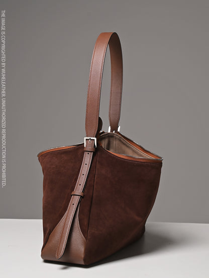 Lax HOBO ||Suede Calfskin