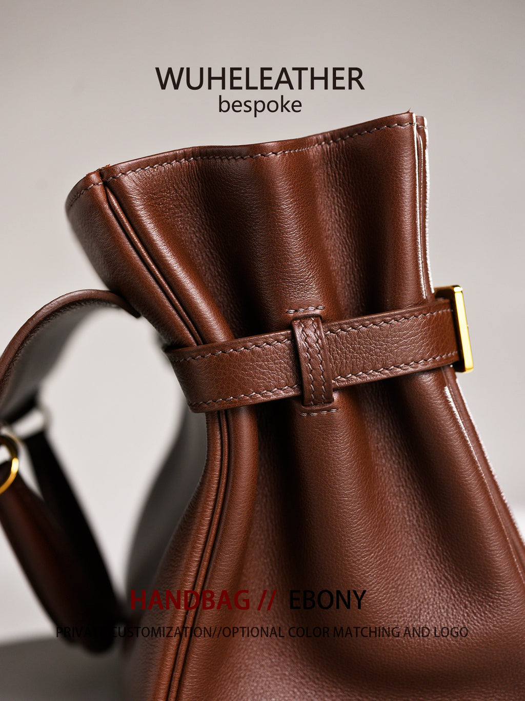 WUHE||Horseshoe Clasp Bag×calfskin