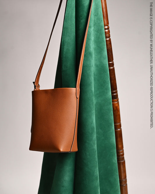 MIni Bucket bag(Barenia Faubourg leather)