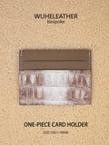 One-piece card holder