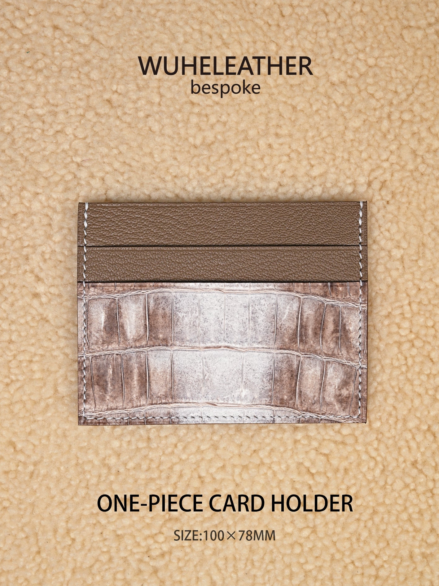 One-piece card holder