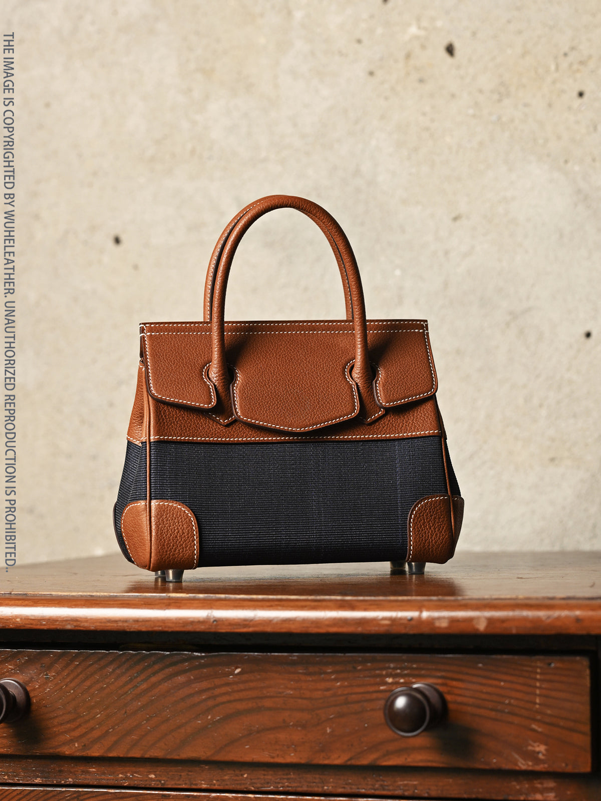 PATCH Handbag|| Barenia Faubourg Series