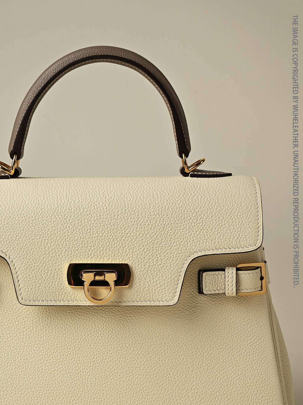 WUHE||Horseshoe Clasp Bag×calfskin