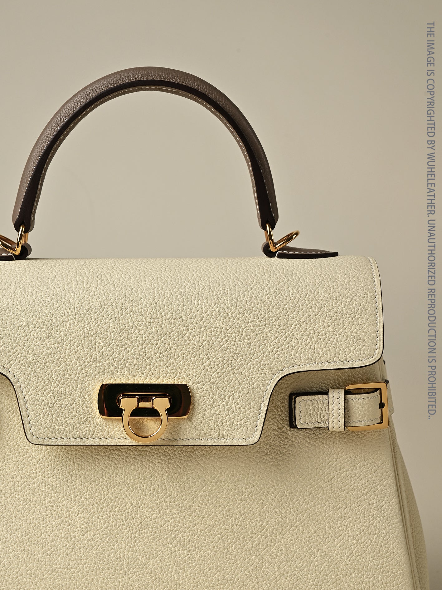 WUHE||Horseshoe Clasp Bag×calfskin