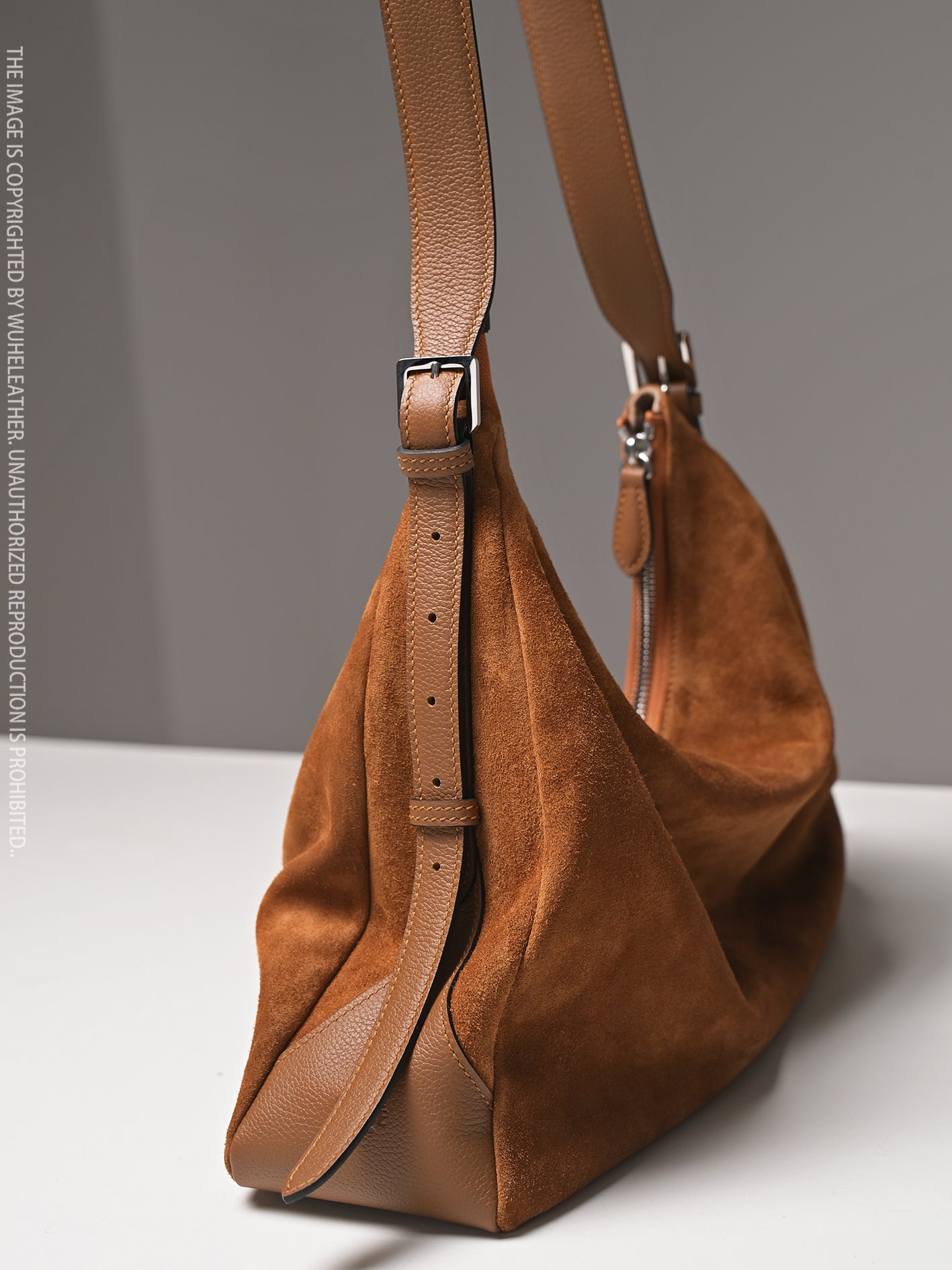 Lax HOBO ||Suede Calfskin