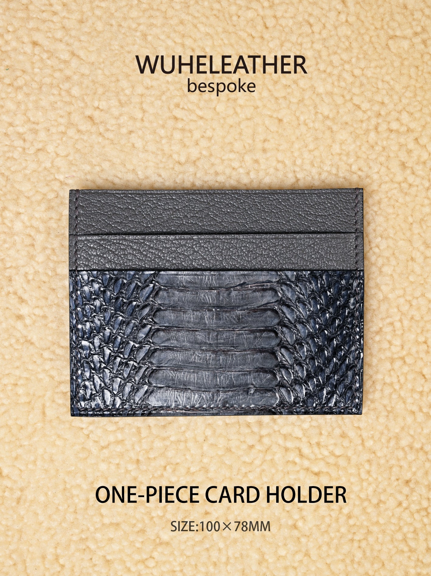 One-piece card holder