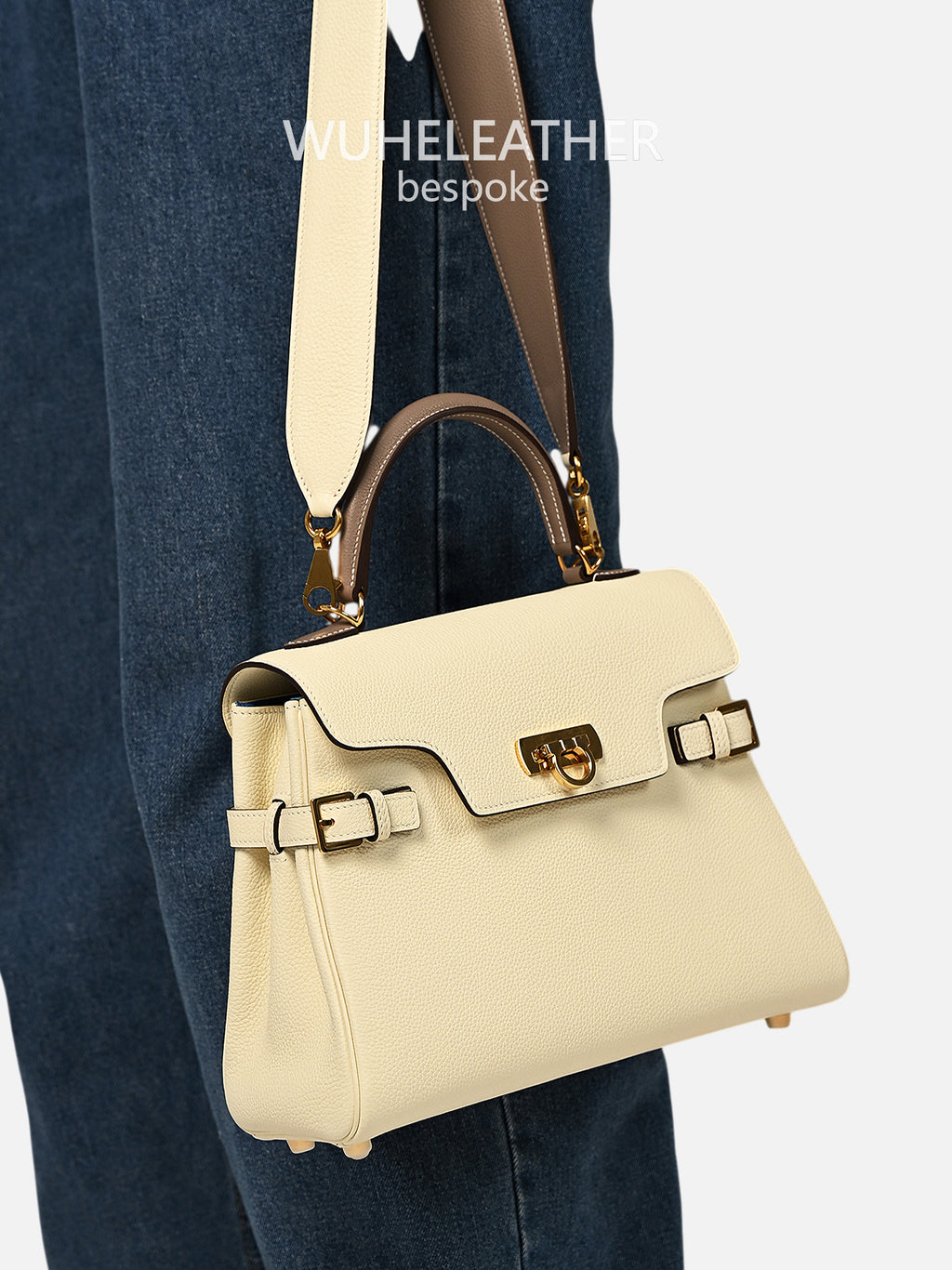WUHE Horseshoe Clasp Bag in Calfskin