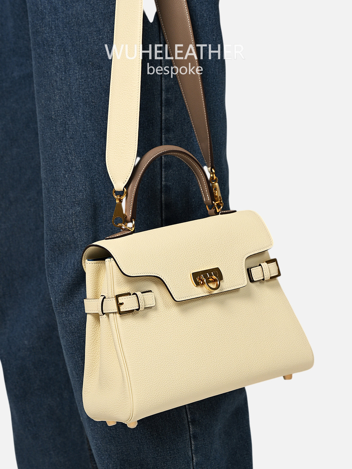 WUHE Horseshoe Clasp Bag in Calfskin