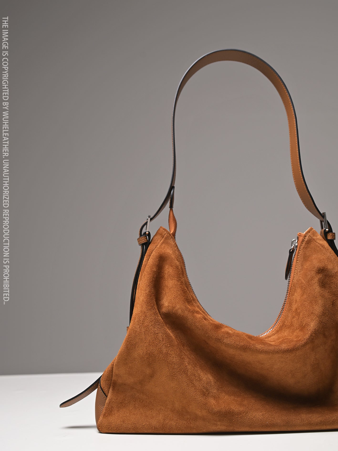 Lax HOBO ||Suede Calfskin