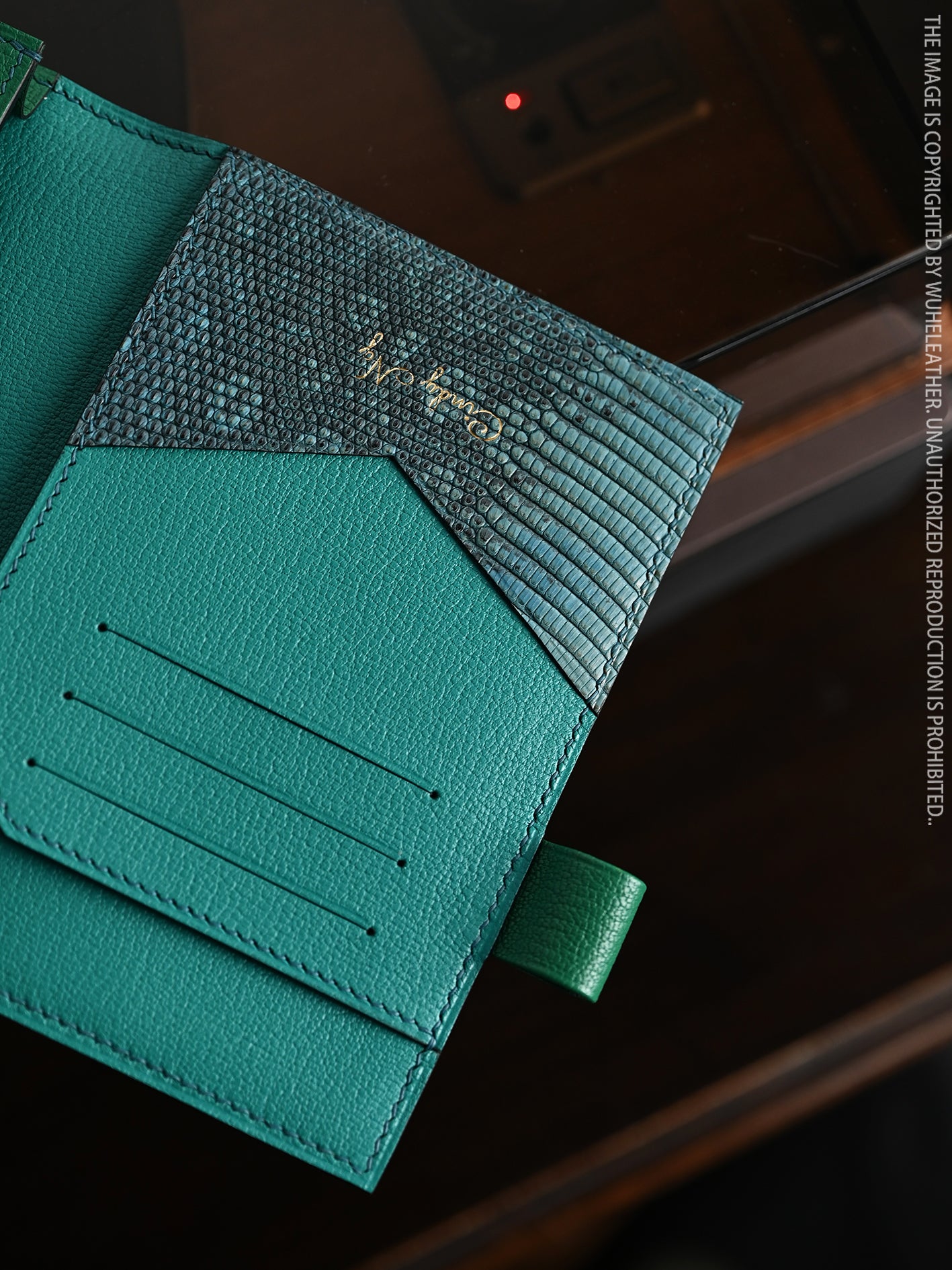 Lizard Skin Passport Holder