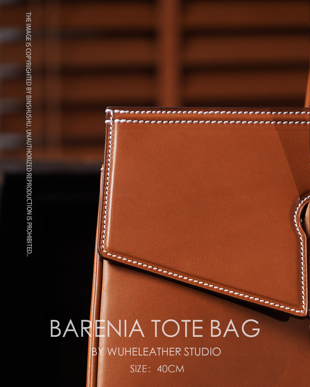 WUHE||Classic barenia handbag/L