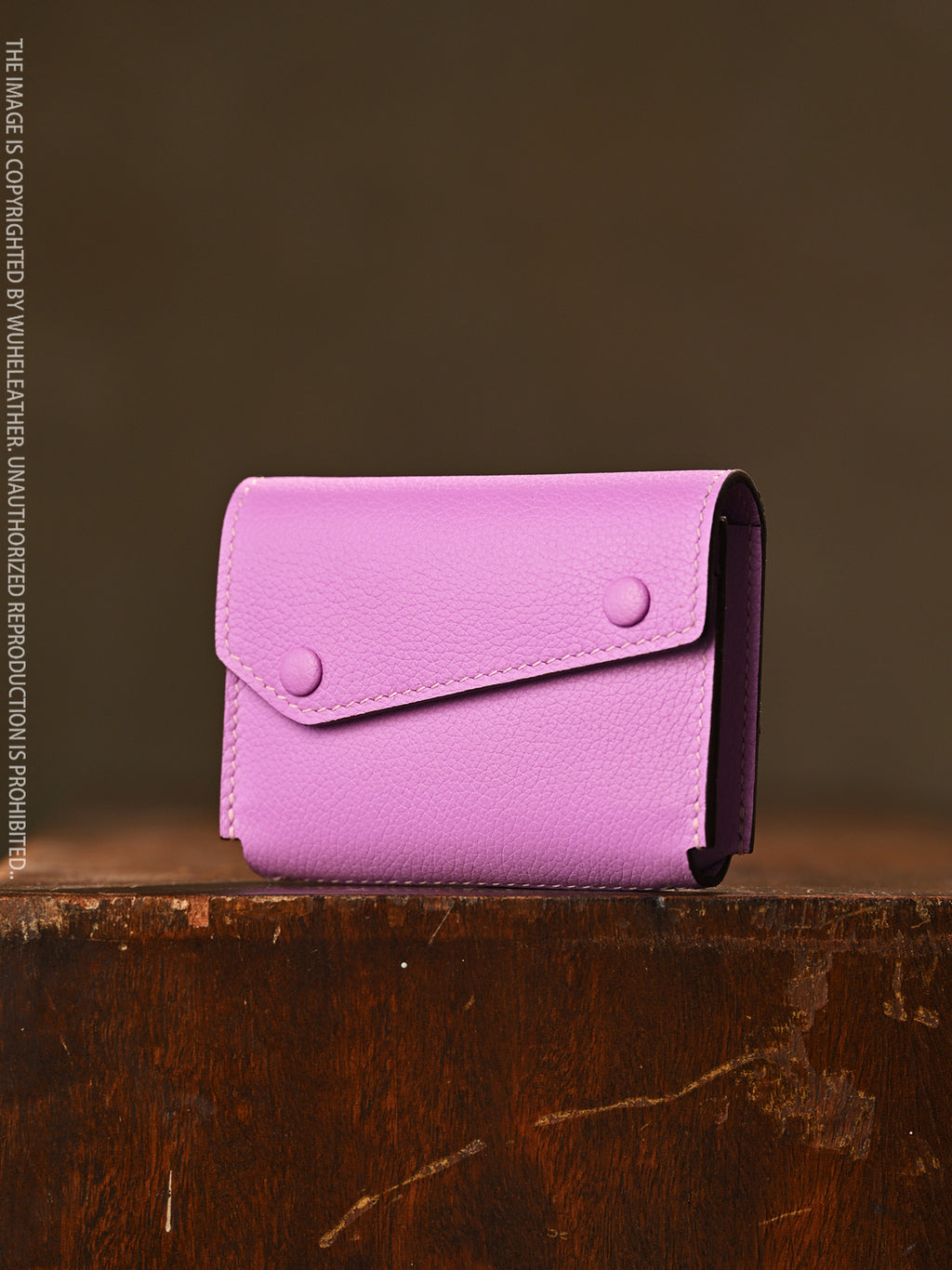 WUHE/In Stock||Maxi Carry Card Case(Calfskin）
