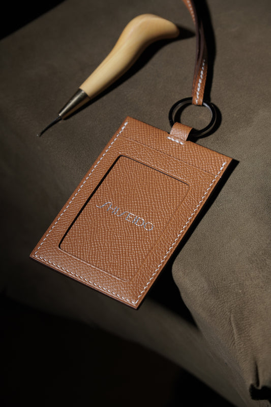 Espom leather ID card holder