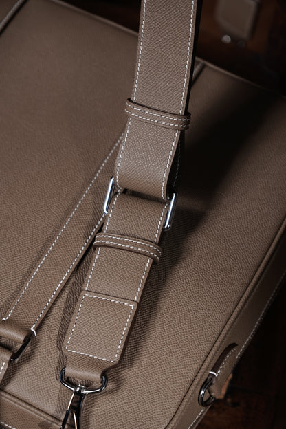 Espom leather briefcase