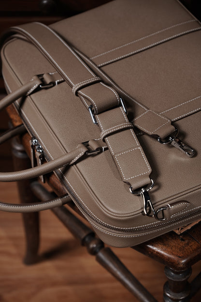 Espom leather briefcase