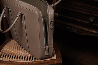 Espom leather briefcase